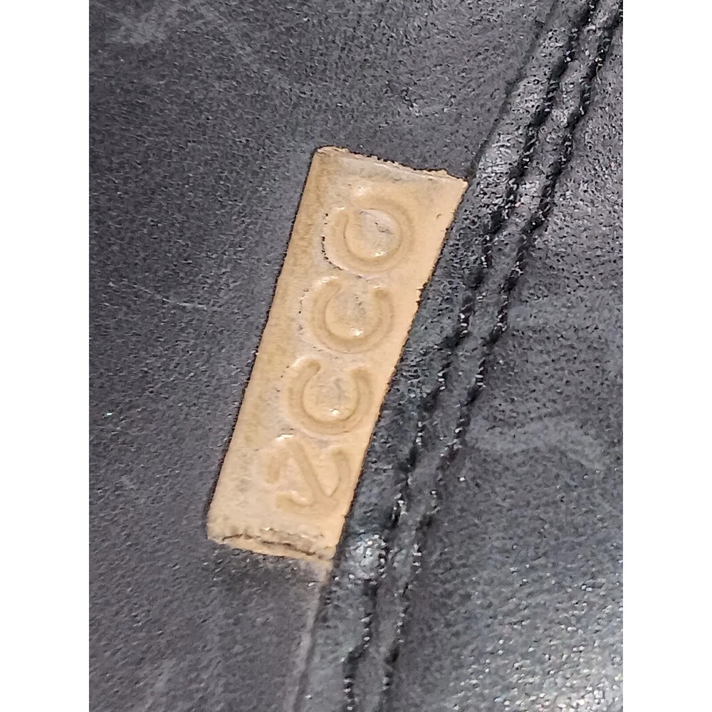 ECCO Leather Zip / Lace Sneakers Women's Size 37 EU 6/6.5 US‎ - Picture 13 of 14